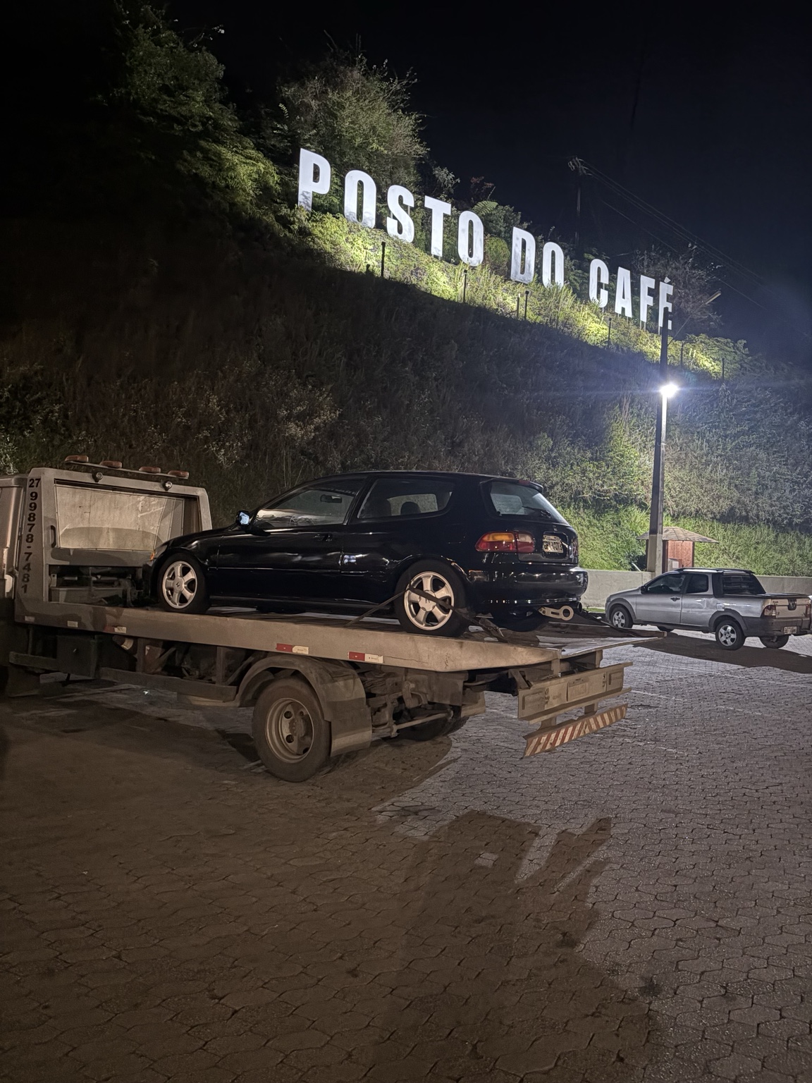 Foto de atendimento do guincho